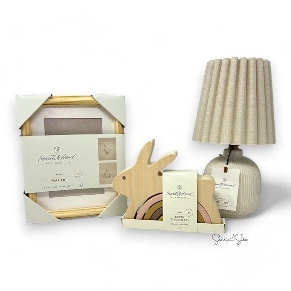 Hearth & Hand Magnolia 8x10 Bunny & Duck Sketch Framed Wall Art Set of 2 Target - Picture 4 of 6